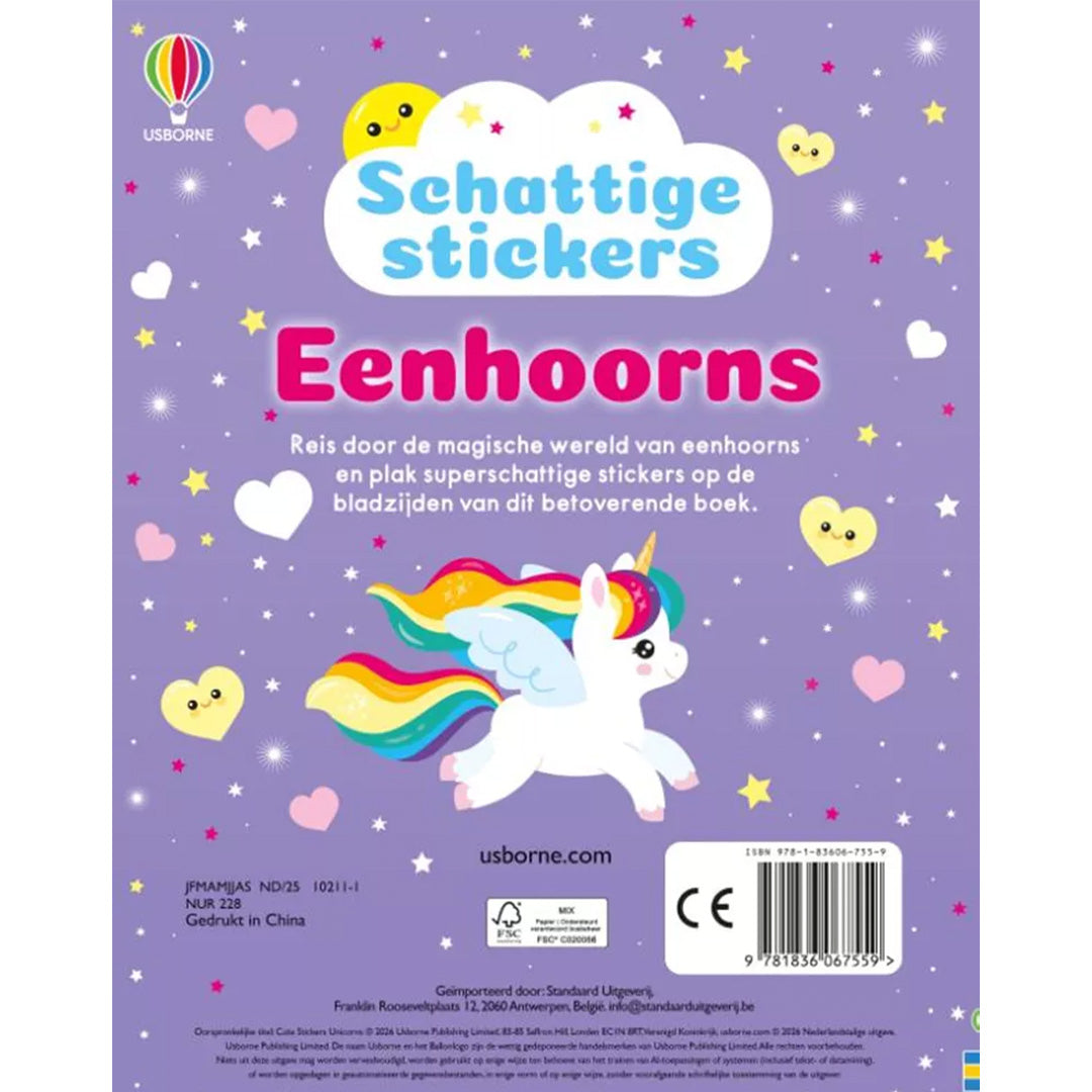 uitgeverij usborne stickerboek eenhoorns | 1706755 | 6