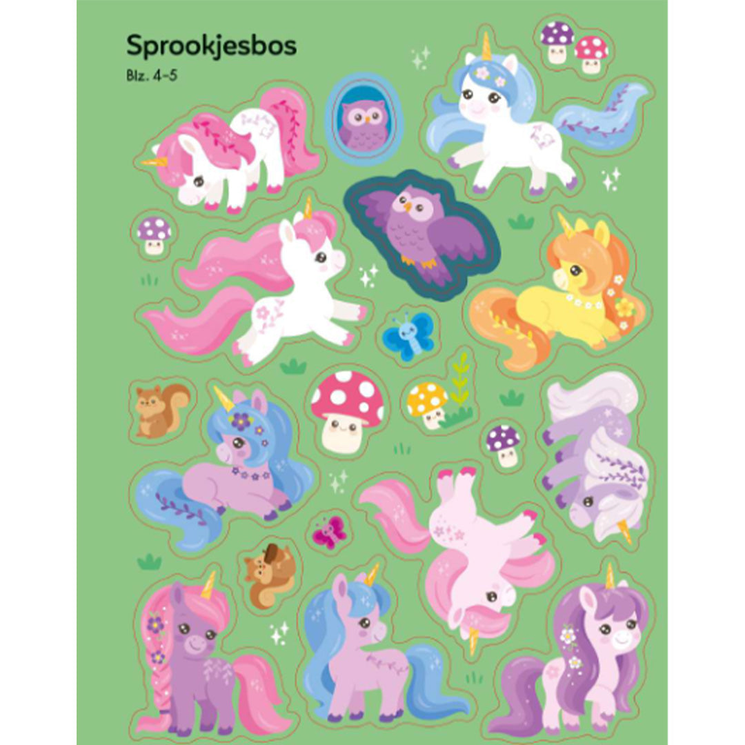 uitgeverij usborne stickerboek eenhoorns | 1706755 | 5