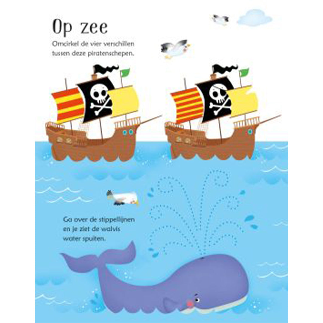uitgeverij usborne uitwisboek piratenspelletjes | USB1707025 | 2