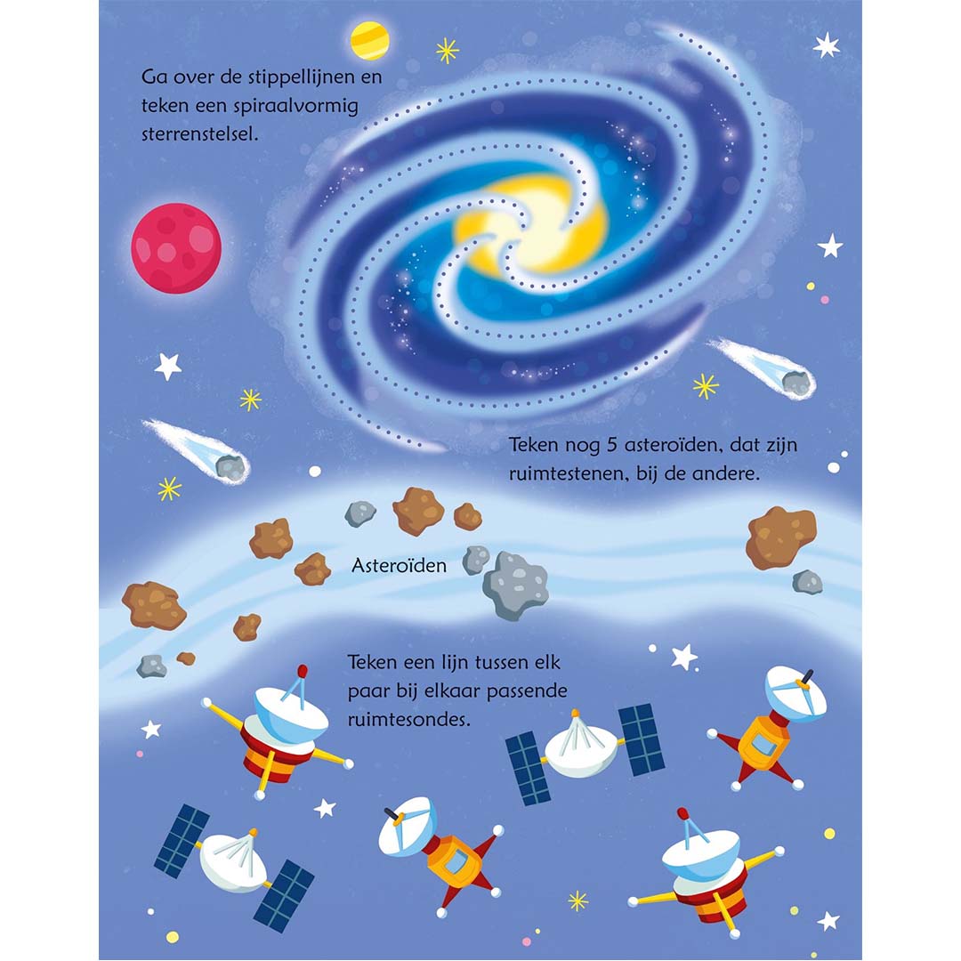 uitgeverij usborne uitwisboek ruimtespelletjes | 1706619 | 6