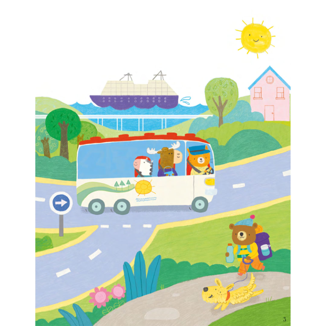 uitgeverij usborne eerste stickerboek vakantie | USB1700278 | 3