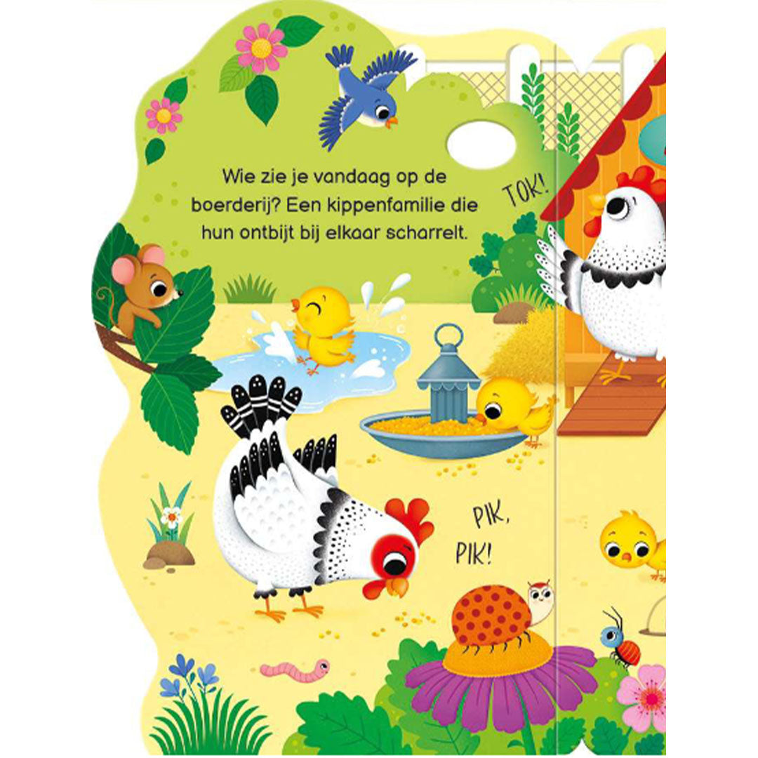 uitgeverij usborne wie zie je vandaag op de boerderij?
