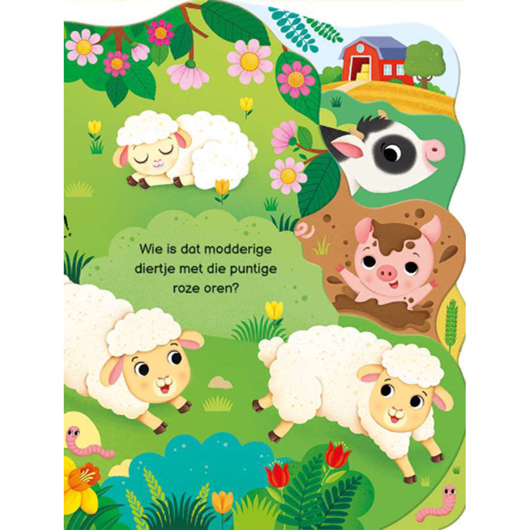 uitgeverij usborne wie zie je vandaag op de boerderij?