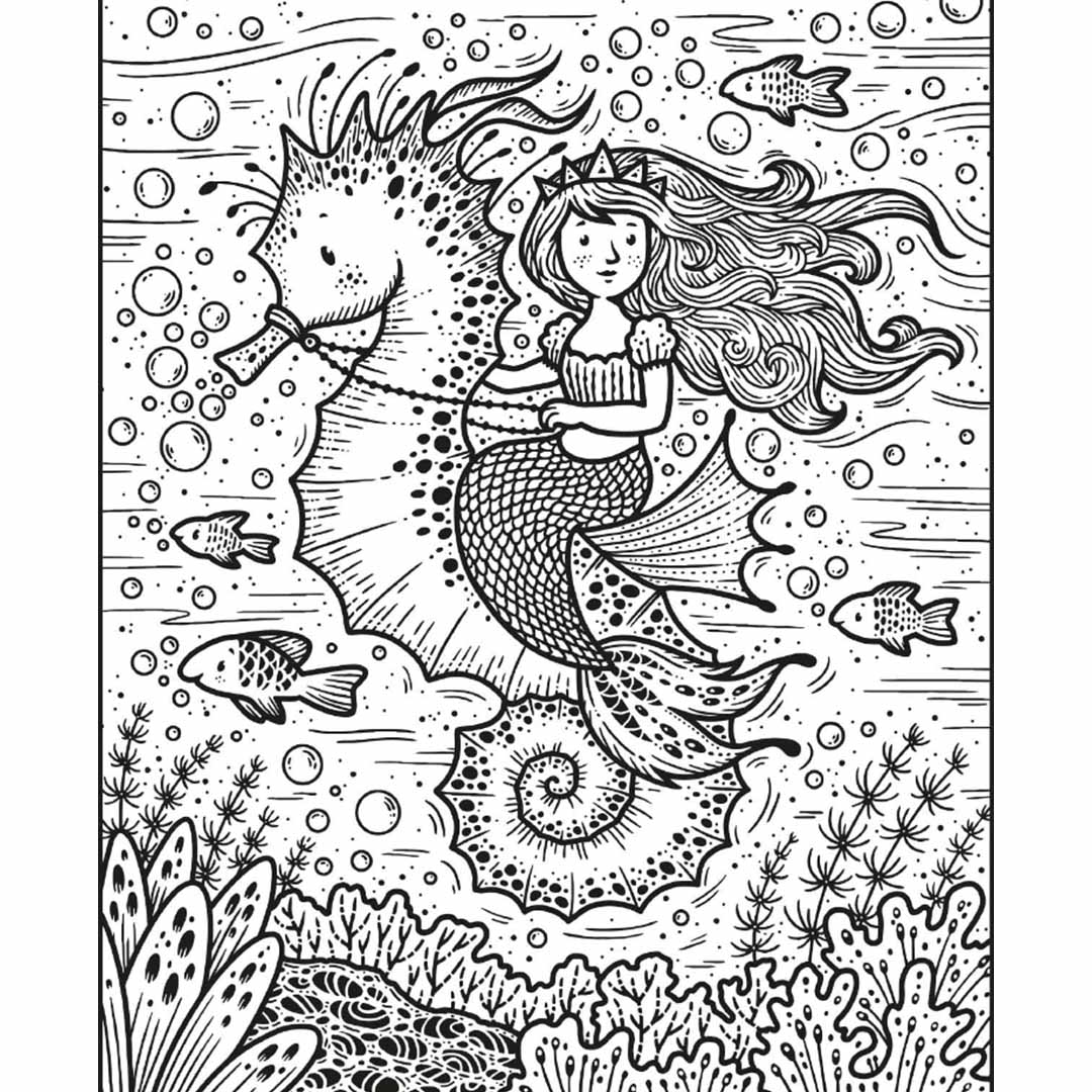 uitgeverij usborne zeemeerminnen magisch schilderboek | USB1707031 | 3