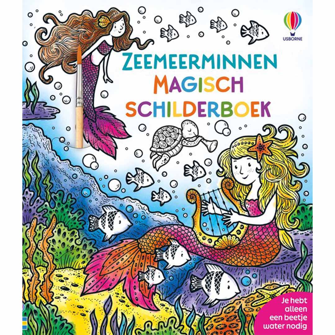 uitgeverij usborne zeemeerminnen magisch schilderboek | USB1707031 | 