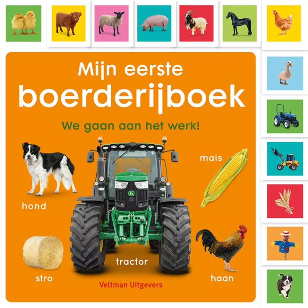 uitgeverij veltman kartonboek mijn eerste boerderijboek | 1742324 | 