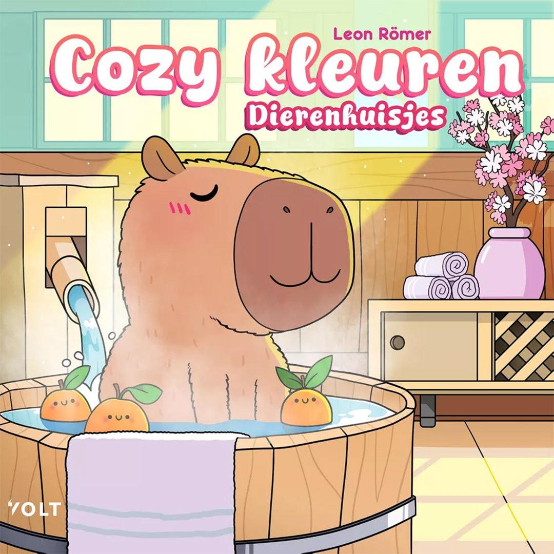 uitgeverij volt cozy kleuren: dierenhuisjes