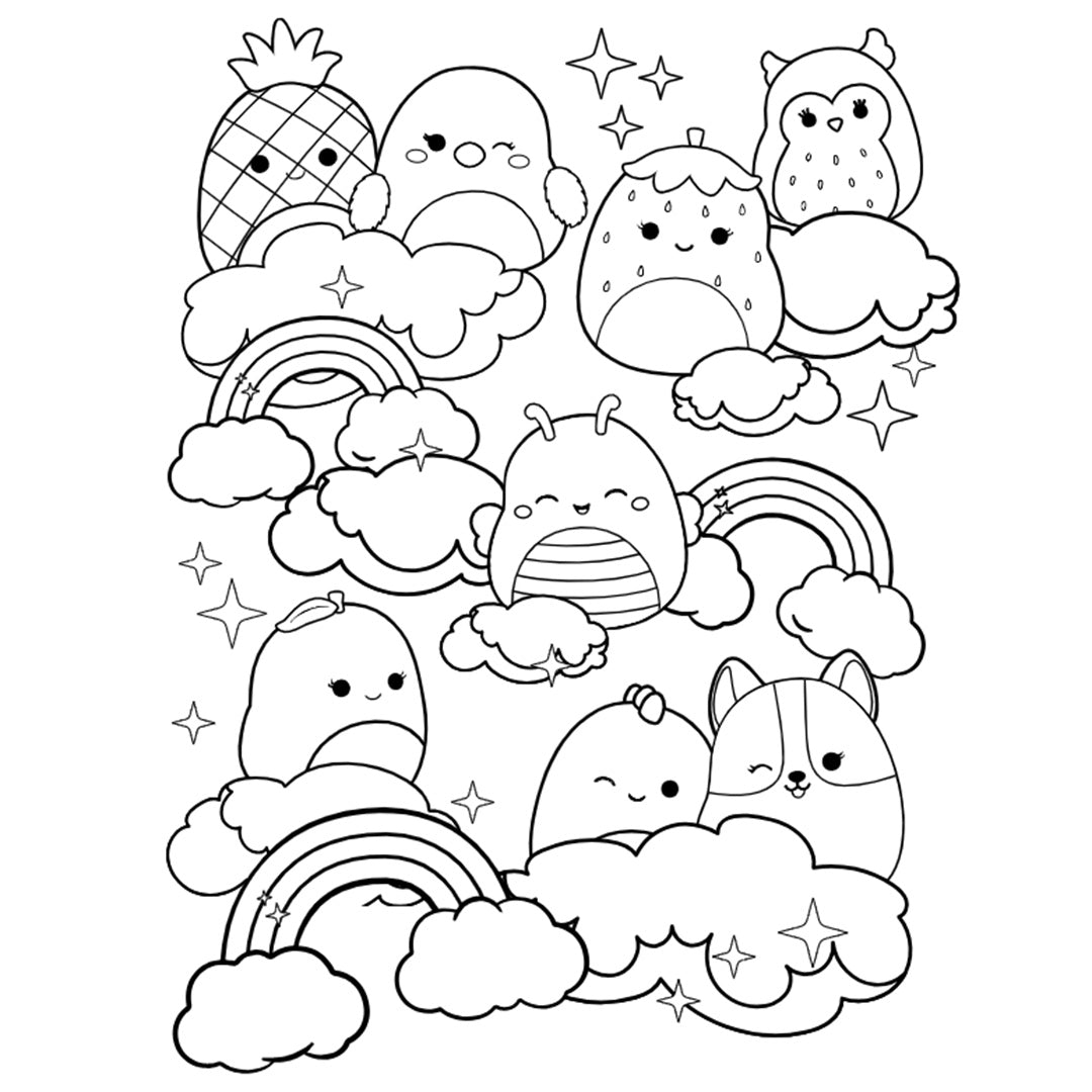 uitgeverij witte leeuw original squishmallows kleurboek | 1615450 | 2