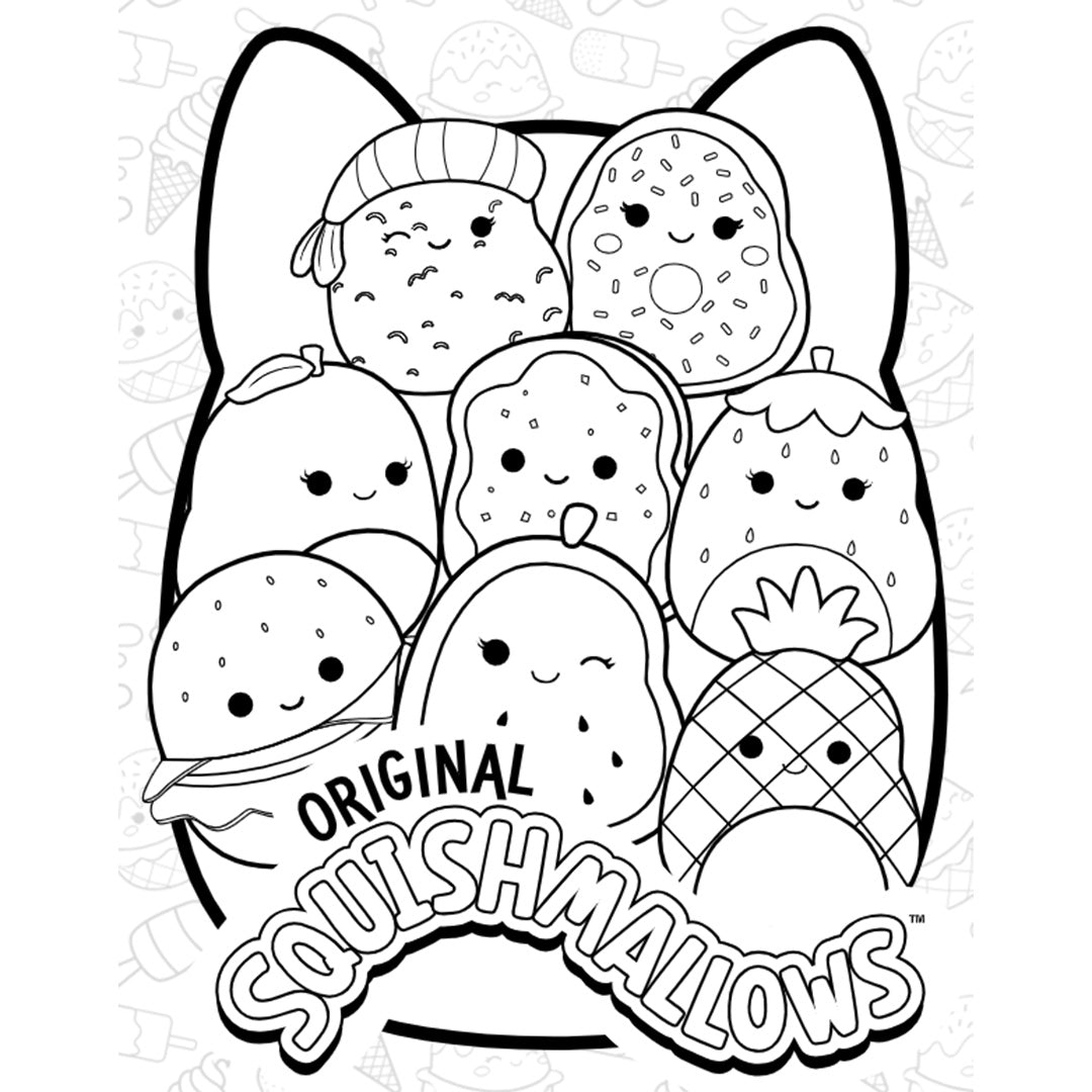 uitgeverij witte leeuw original squishmallows kleurboek | 1615450 | 3