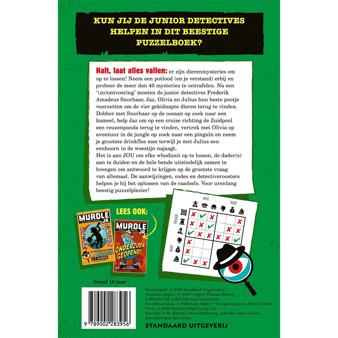 uitgeverij wpg murdle jr puzzelboek 3 - volg de sporen en vind de daders | 15283956 | 6