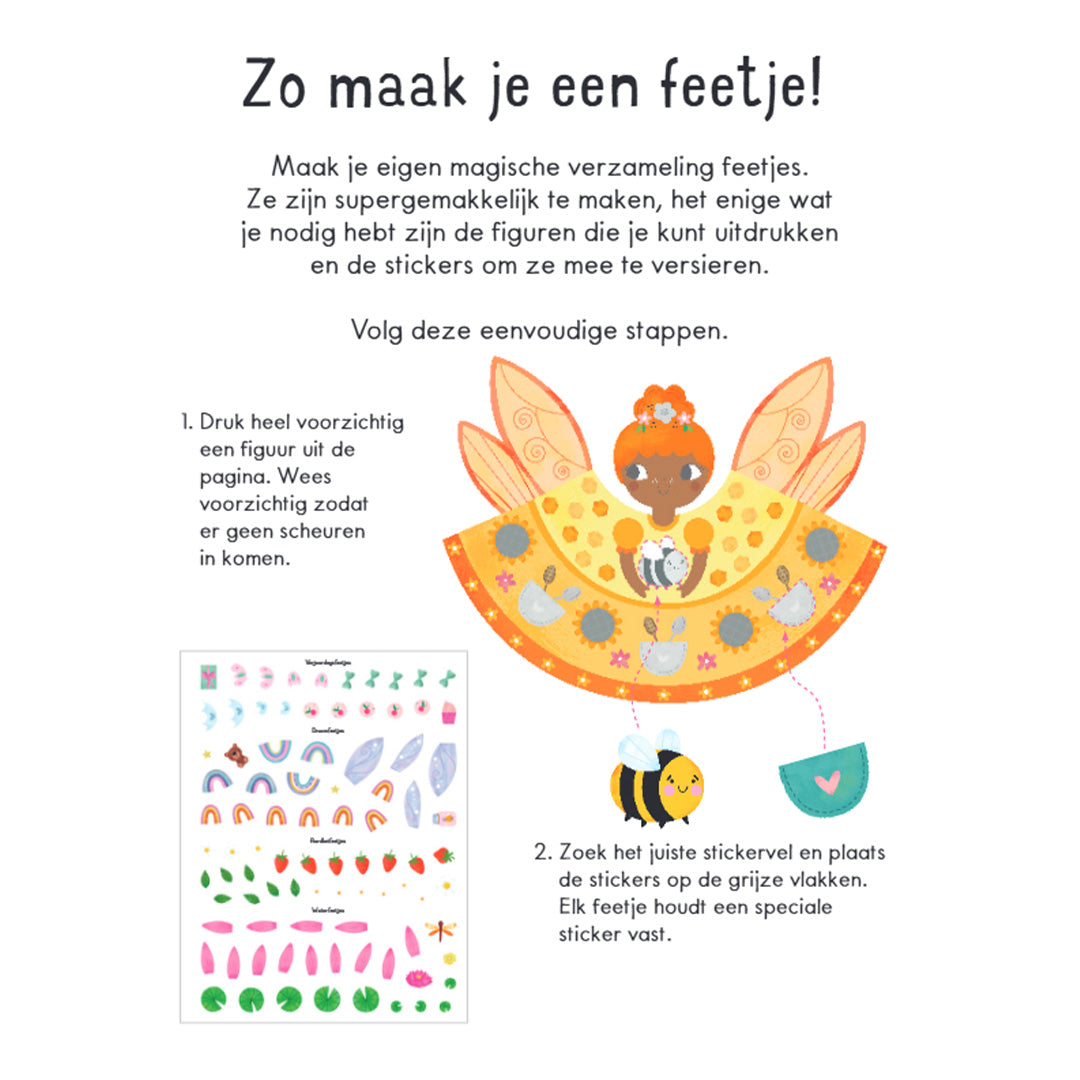 uitgeverij wpg druk uit en speel - feetjes | WPG1528719 | 2