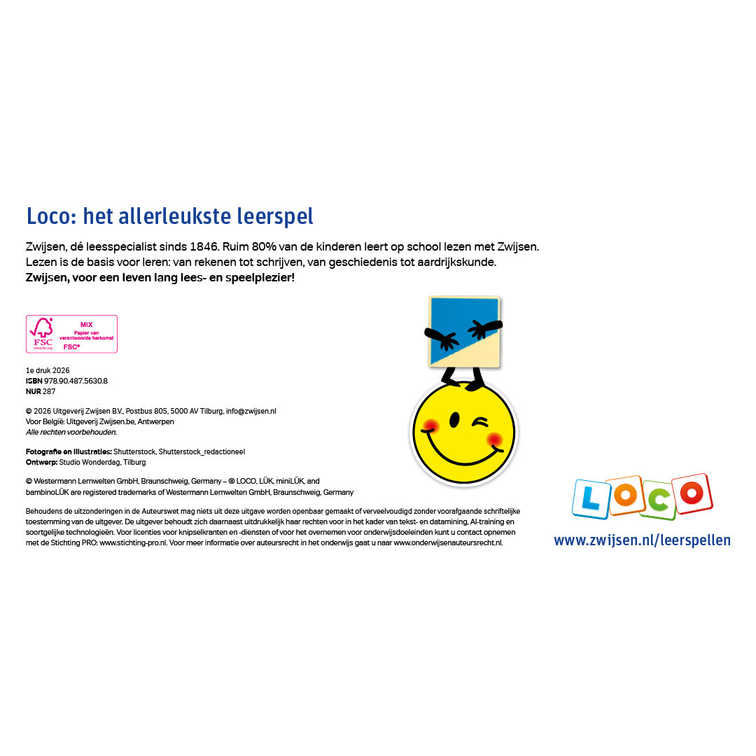 uitgeverij zwijsen loco mini leesplezier avi e4 | 1505630 | 2