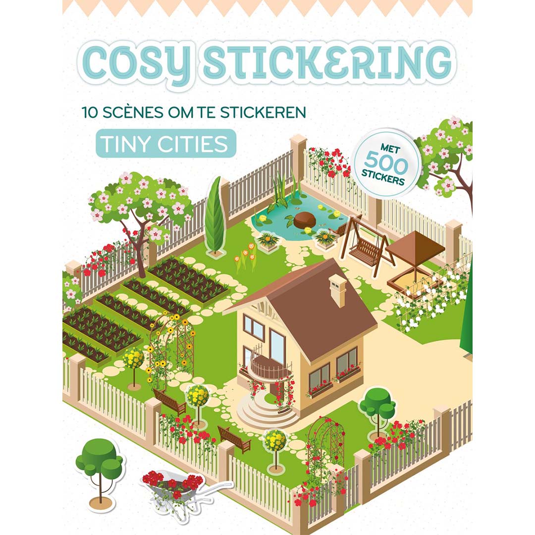 uitgevers wpg cosy stickering - tiny cities | 1528759 | 