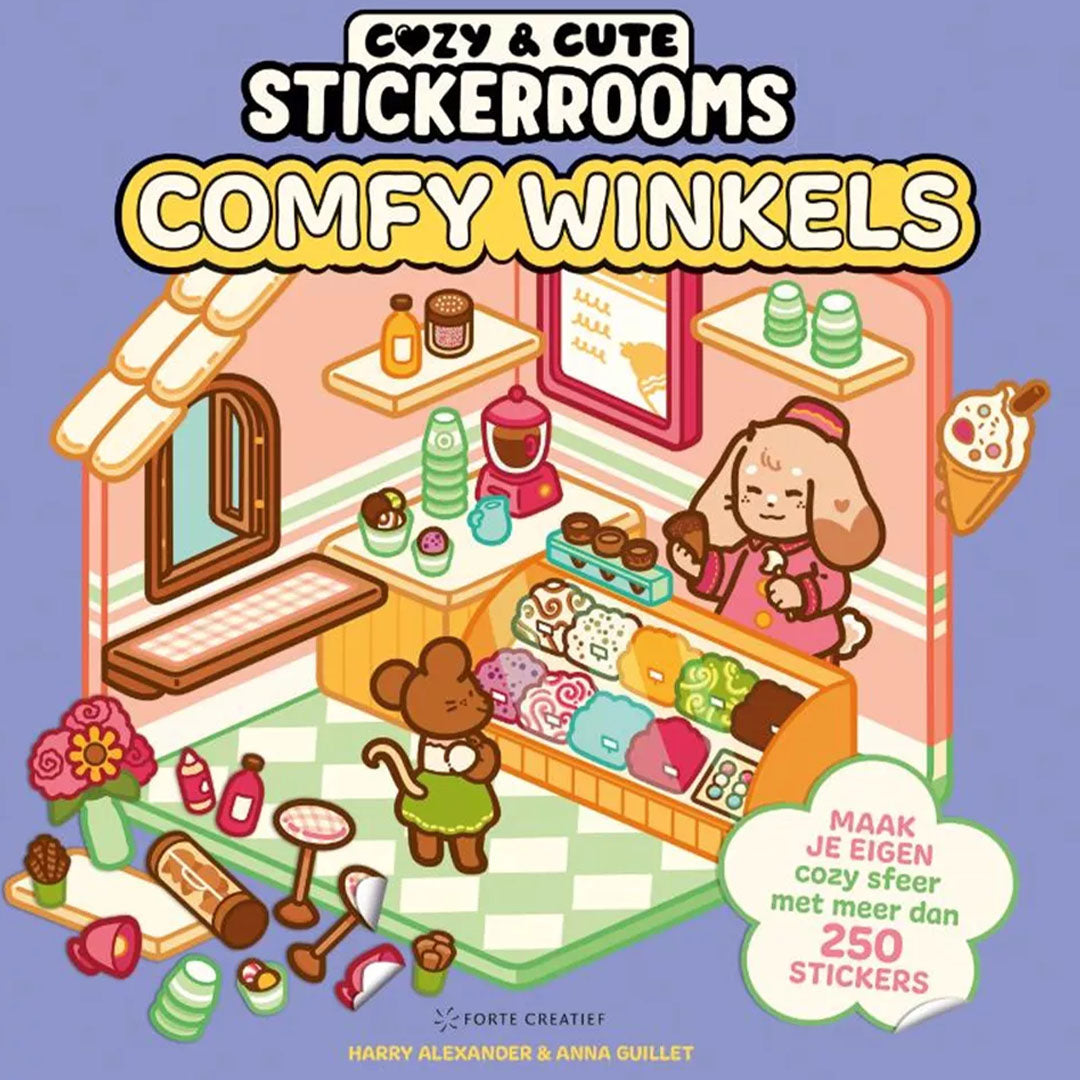 unieboek cozy kleur- stickerboek - comfy winkels | 1480511 |