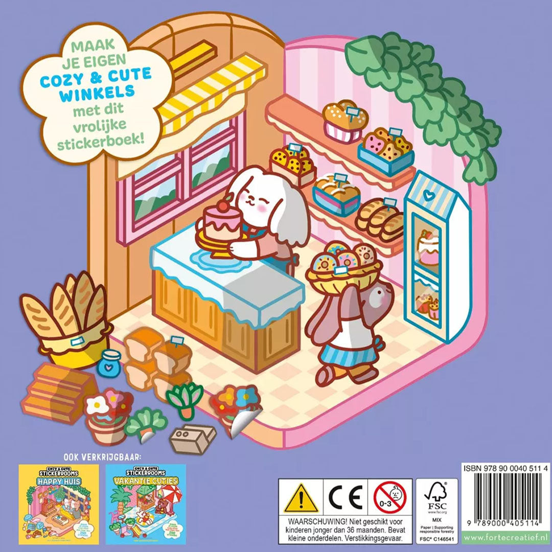 unieboek cozy kleur- stickerboek - comfy winkels | 1480511 | 6