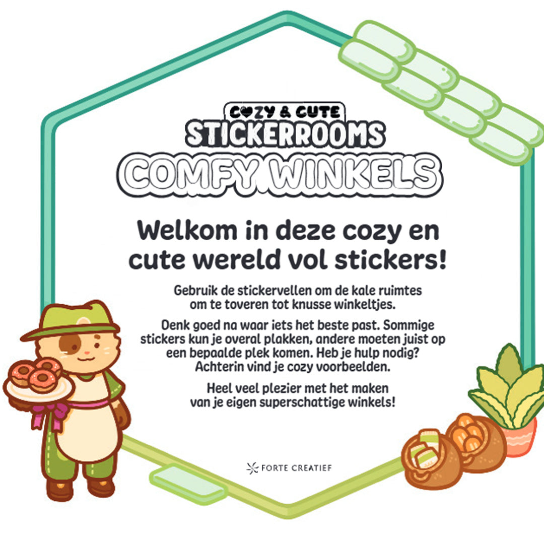 unieboek cozy kleur- stickerboek - comfy winkels | 1480511 | 2