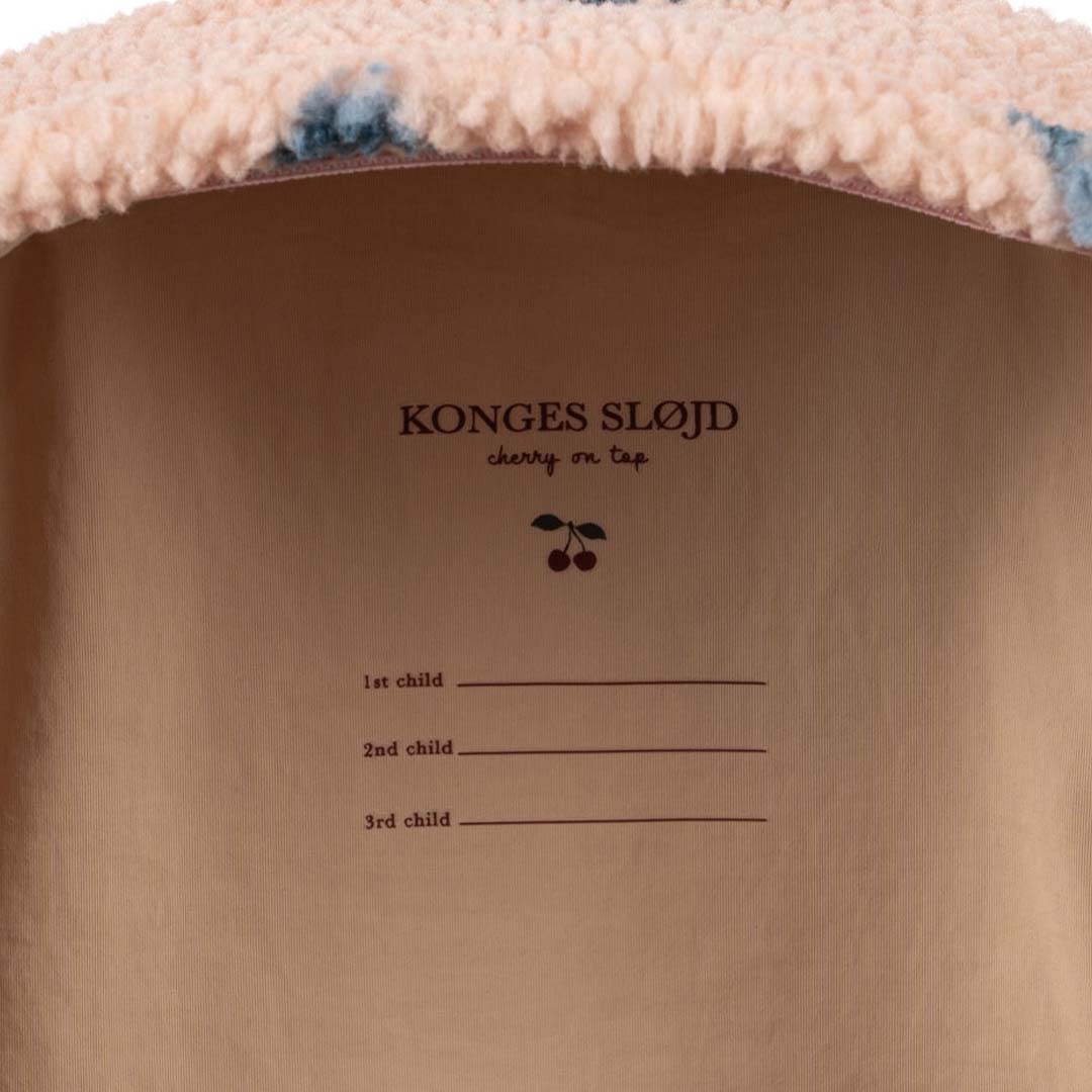 konges sløjd kleuterrugzak jody teddy - amarena rose - 34 cm | KS104866 | 4