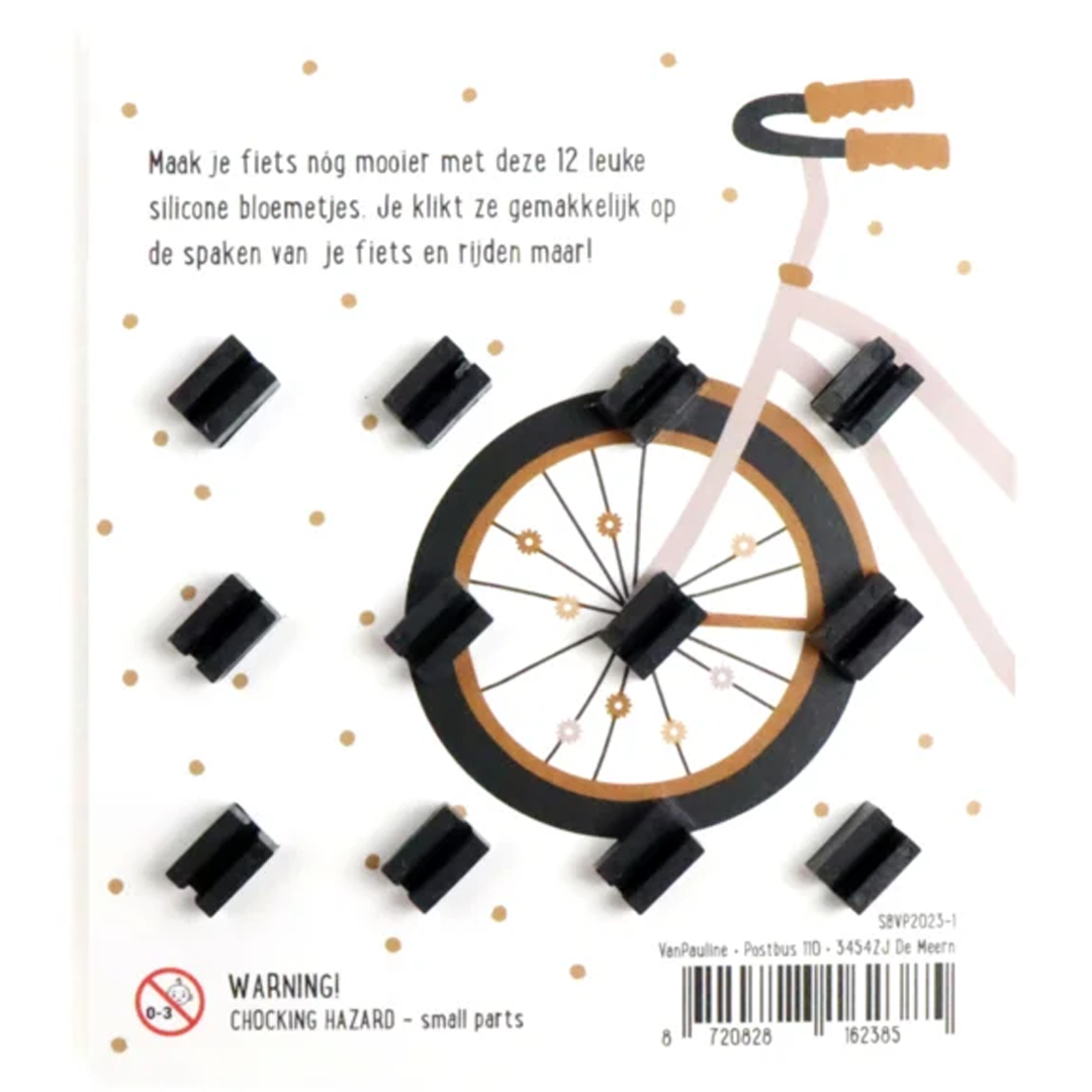 vanpauline spaakdecoratie bloemen - lila - 12st | 8720828162385 | 3