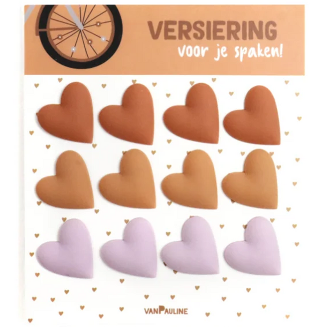 vanpauline spaakdecoratie hartjes - 12st | 8720828162378 | 0