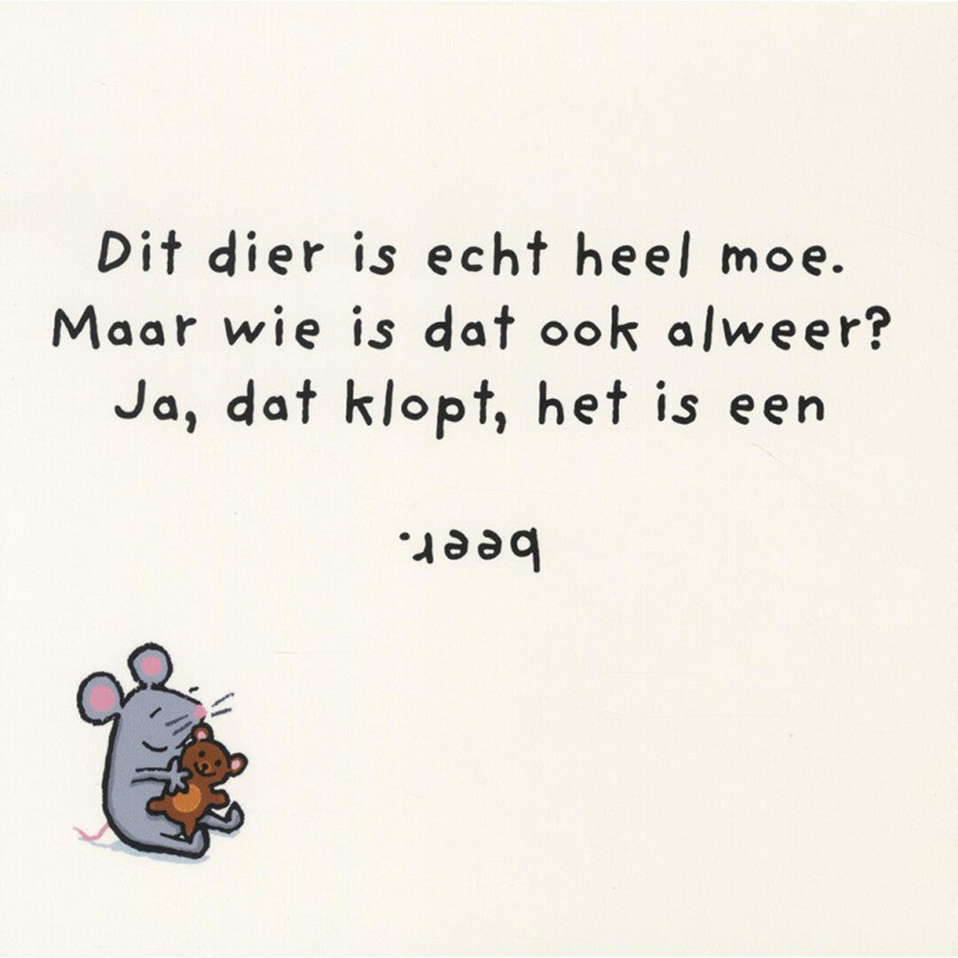 veltman uitgevers flapjesboek wie is moe en moet naar bed toe? | 1742092 | 4