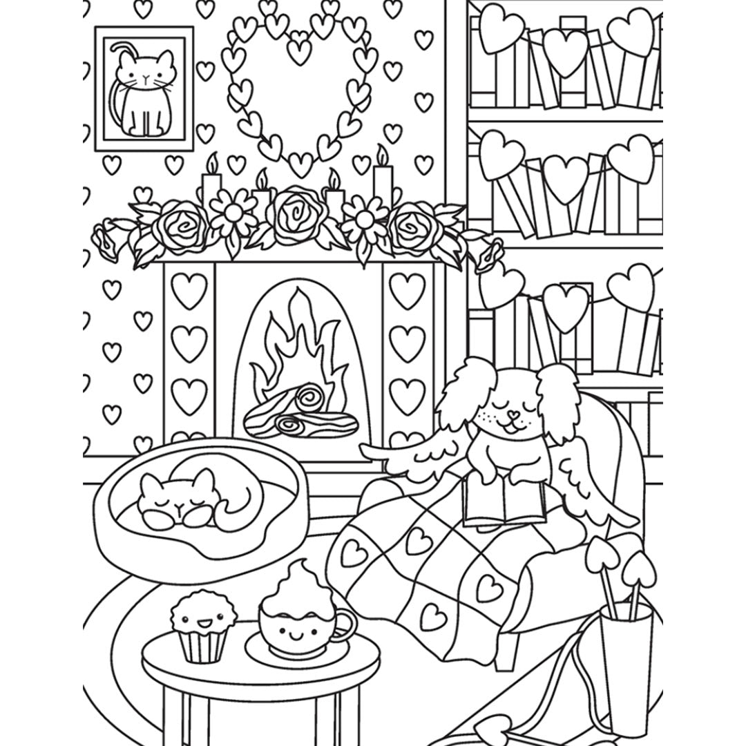 veltman uitgevers love cuties - cozy kleurboek | 1742397 | 3