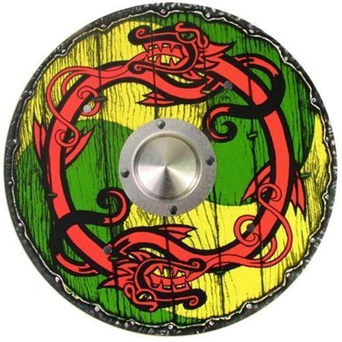 viking schild geel-groen - groot  | 192 | 0
