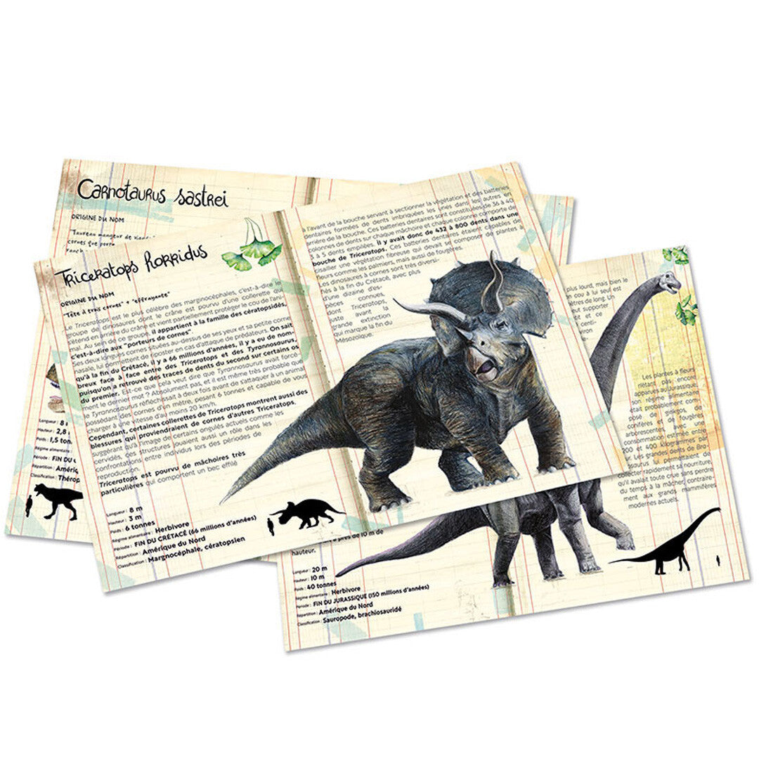 vilac 3 dinosauruspuzzels - 200st | VI9626 | 4