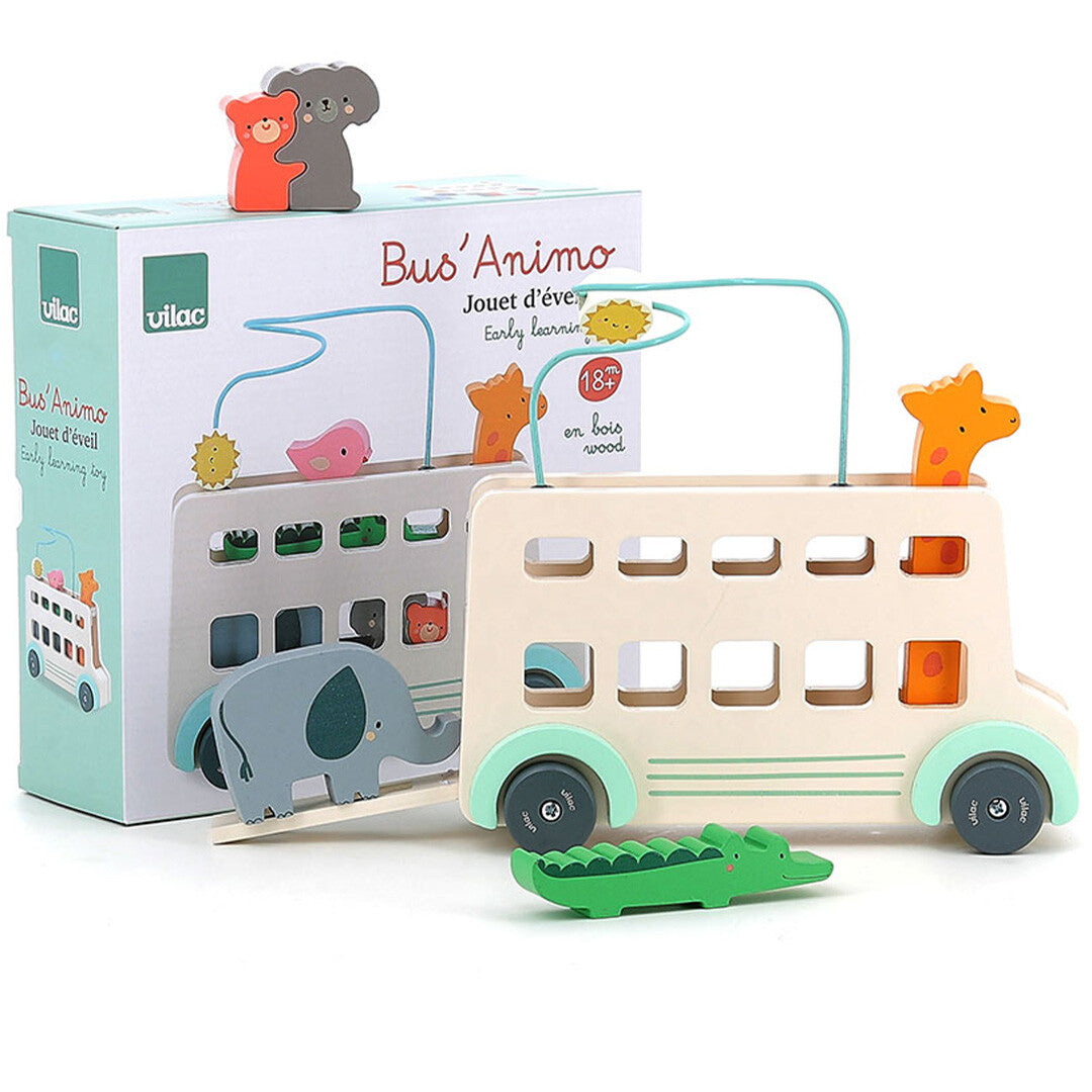 vilac dierenbus met looping | VI7106 | 5
