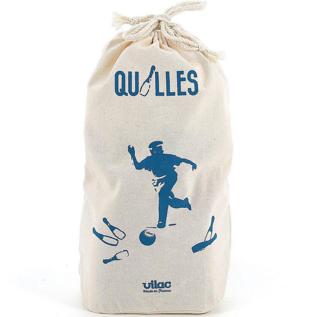 vilac houten bowlingspel - 8-delig | VI4033G | 1