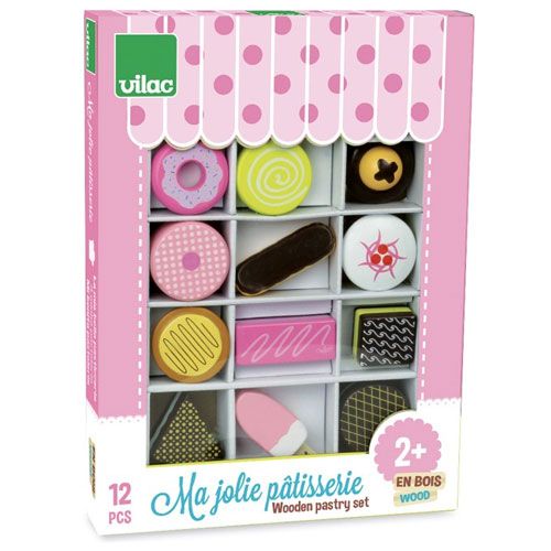 vilac houten patisserieset (12st)  | VI8163 | 1