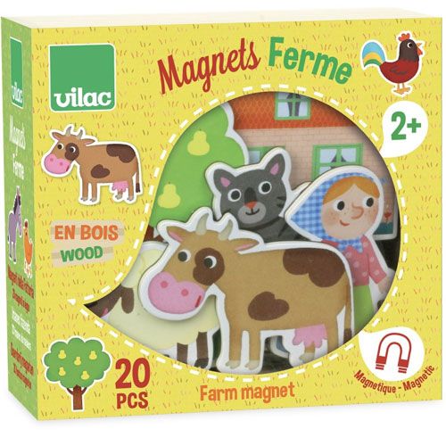 vilac magneten boerderij (20st)  | VI8027 | 1