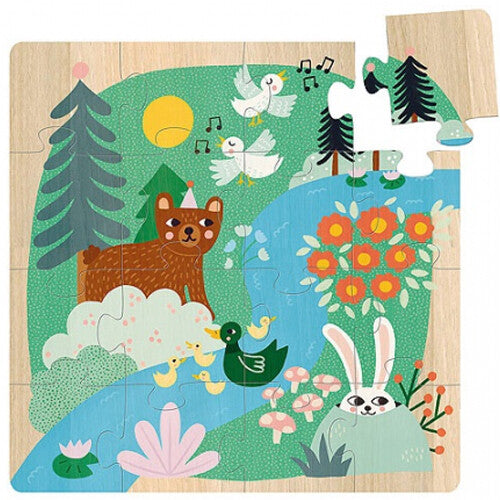 vilac puzzels dieren van de wereld - 3x16st  | VI8530 | 4