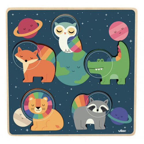vilac voelpuzzel ruimtedieren | VI7401 | 0