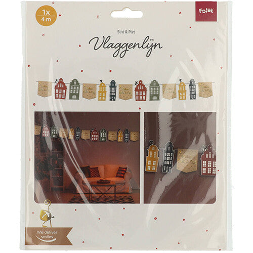 vlaggenslinger welkom sint en piet | 66987 | 4