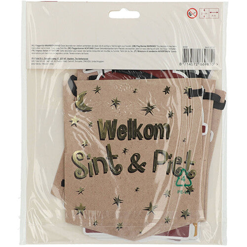vlaggenslinger welkom sint en piet | 66987 | 5