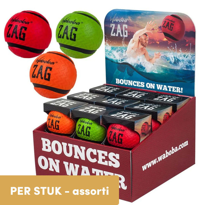 waboba waterstuiterbal zag - assorti    | 0725002 | 0