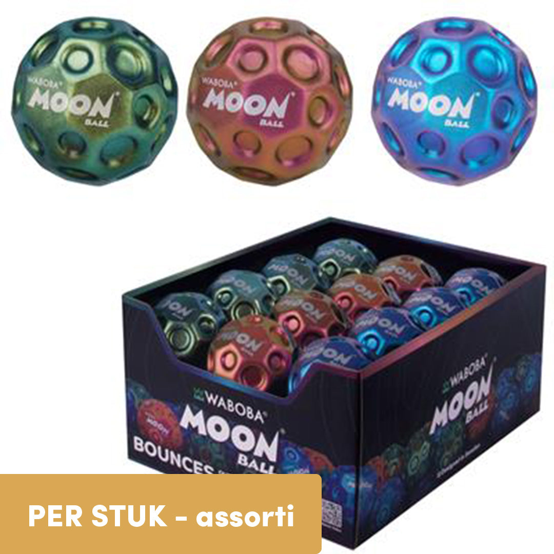 waboba stuiterbal moon - metallic - assorti | WABO2017609 | 1