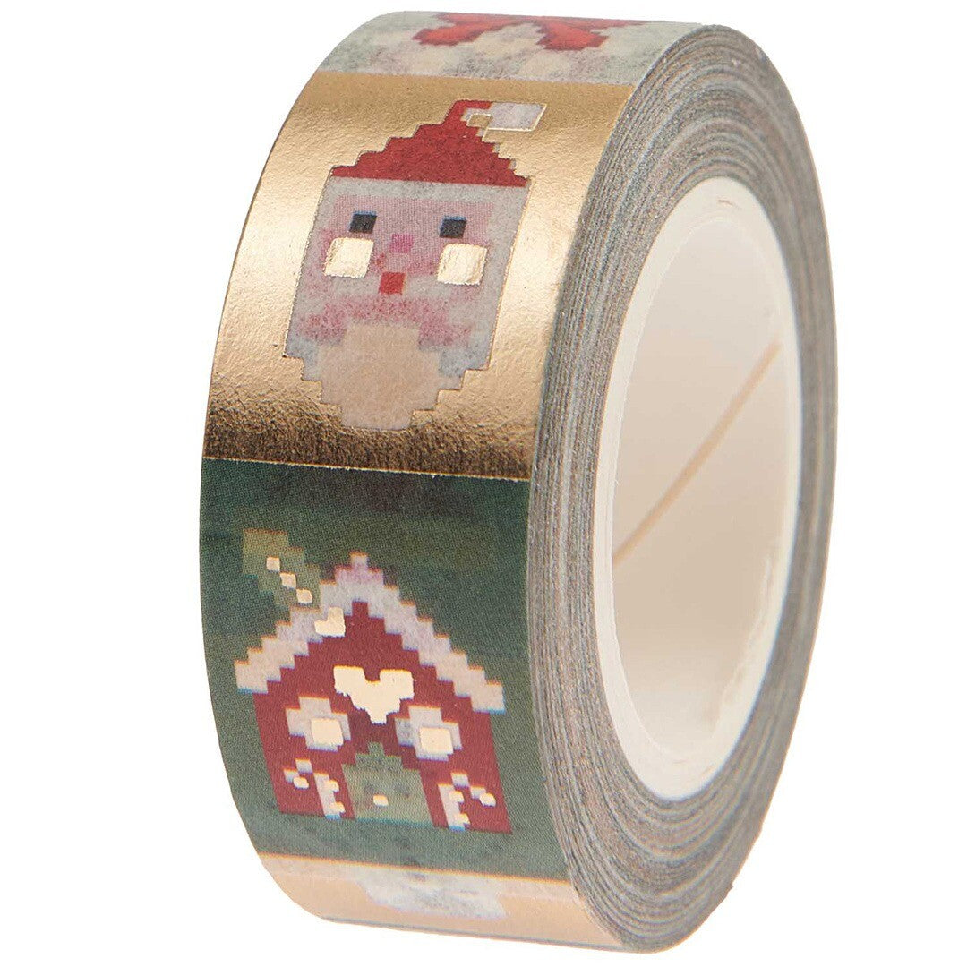 washi tape - pixel - kerst  | 302008 | 0