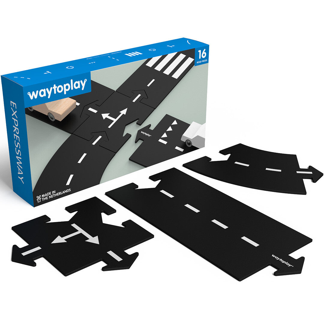 waytoplay autoweg expressway - 16-delig  | W2P-16EX | 0