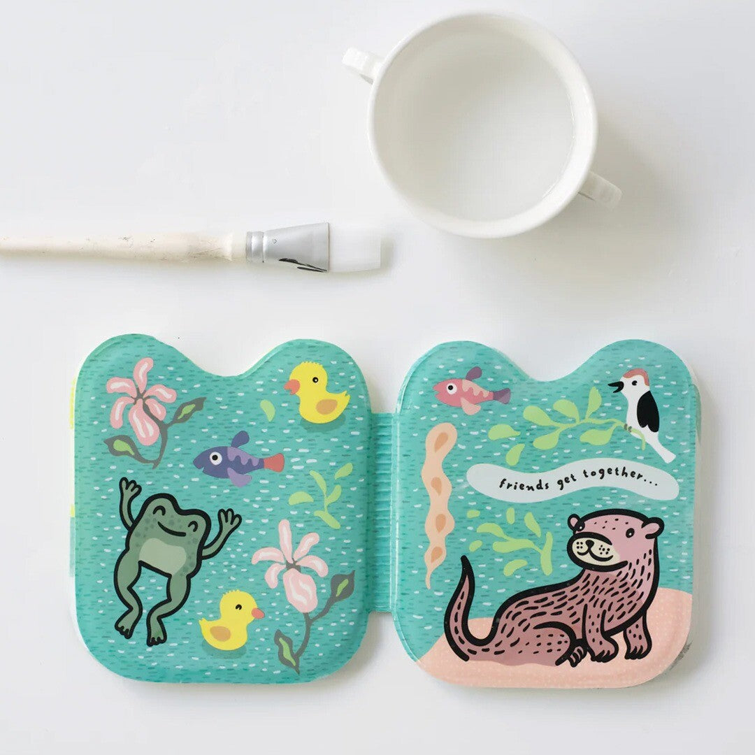 wee gallery badboekje colour me - frog and friends | WG-WG657 | 2