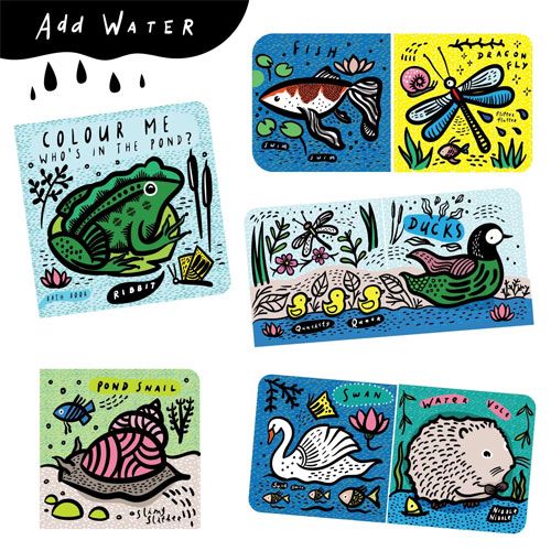 wee gallery badboekje colour me - pond   | WG651 | 1