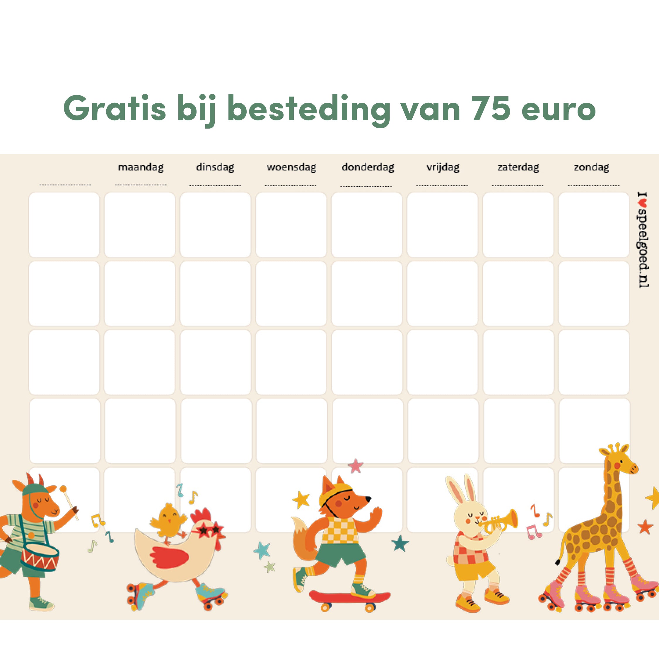 weekplanner notitieblok