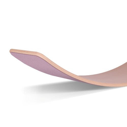 wobbel XL blank gelakt met vilt - wilde rozen  | XL-TRANSP-WILD | 5