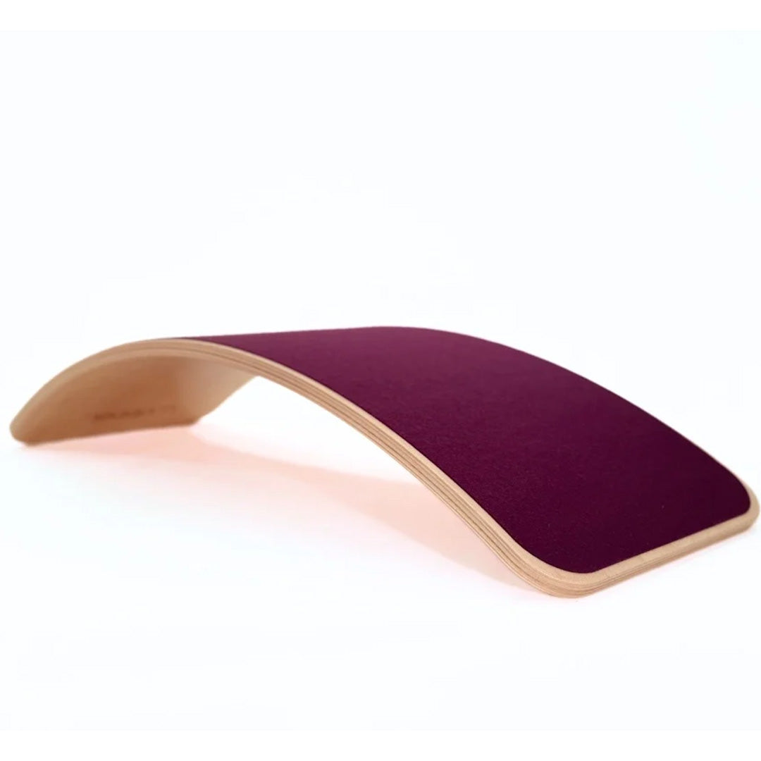 wobbel large met wolvilt - aubergine | 23-LARGEAUB | 1