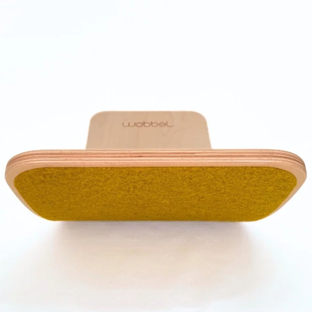 wobbel large met wolvilt - curcuma | 23-LARGECUR | 1