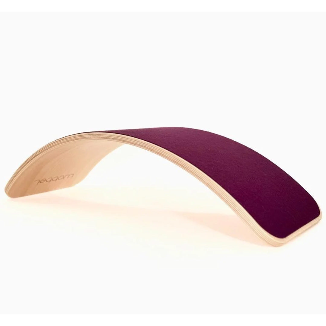 wobbel original blank gelakt met vilt - aubergine | 01-ORTAUB | 1