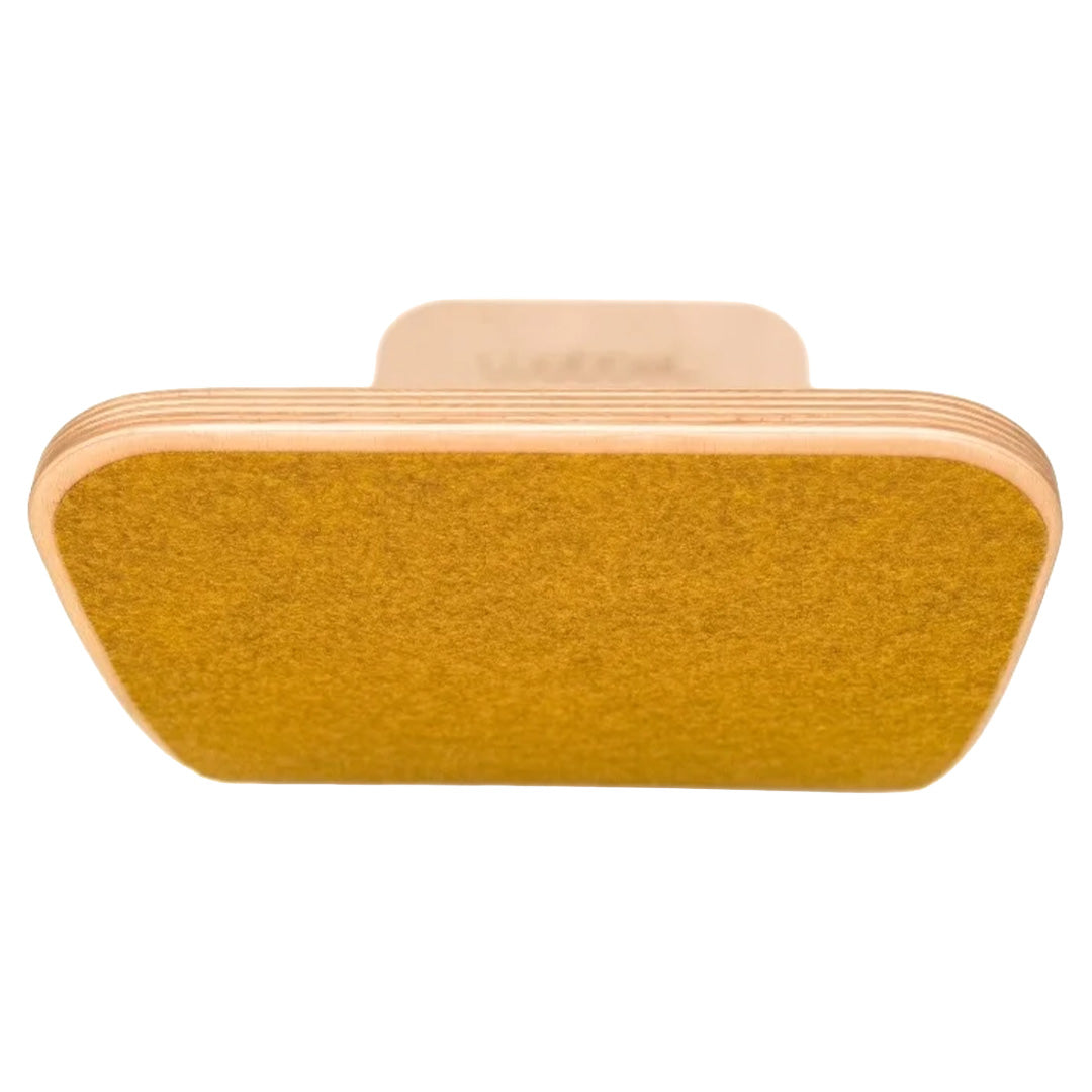 wobbel original blank gelakt met vilt - curcuma | 01-ORTCUR | 1