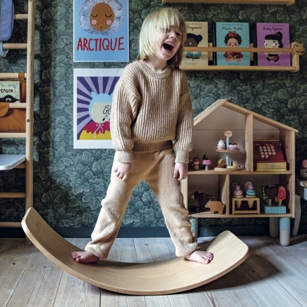 wobbel original met vilt - moonstone