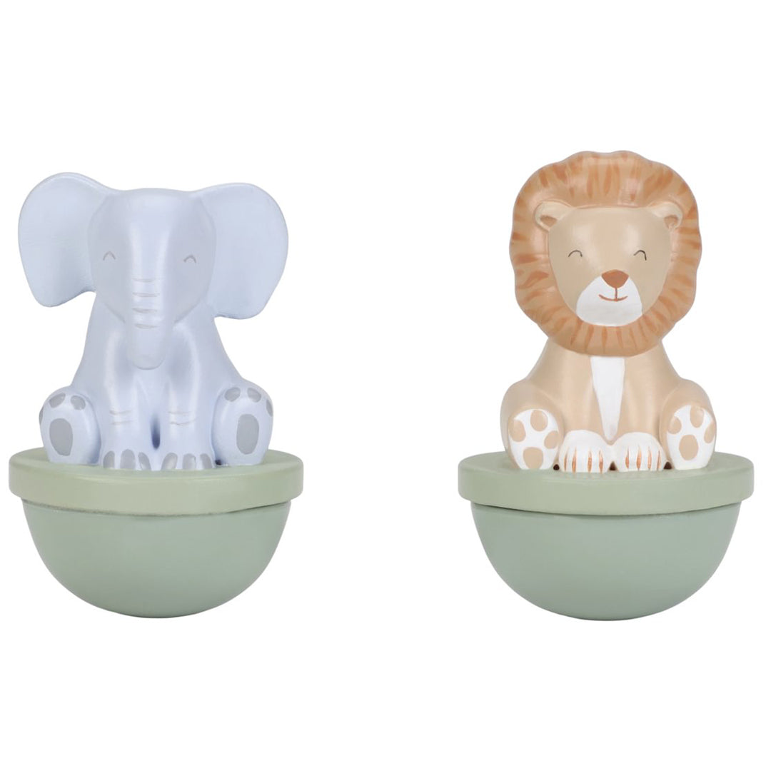 little dutch muziekdoosje safari friends - groen | LD7489 | 4