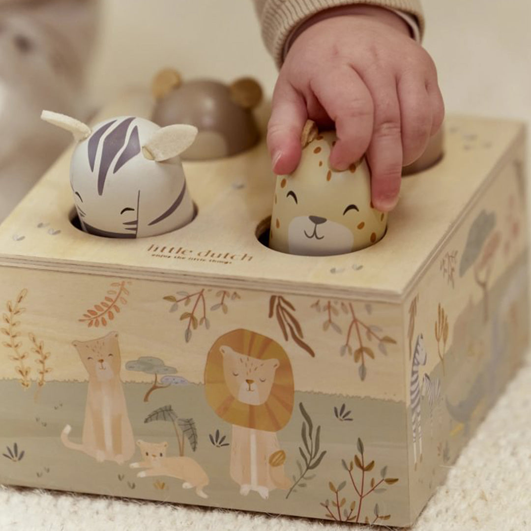 little dutch pop-up speeltje safari friends | LD7465 | 2